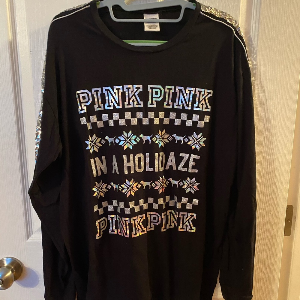 PINK long sleeved tee